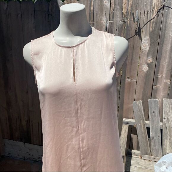 ALLSAINTS Womens Elie Dress Eggshell Pink Size 6 - Picture 10 of 13